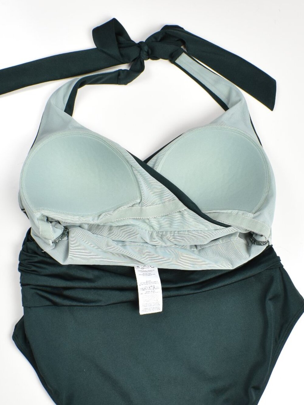 Boden Levanzo Halter Swimsuit Green - - Picture 6 of 7